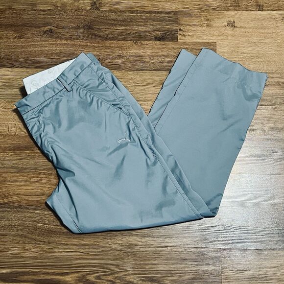 Puma Other - Puma Performance Sport Lifestyle Gray Pants Mens 36X32 Golf Athletic Activewear